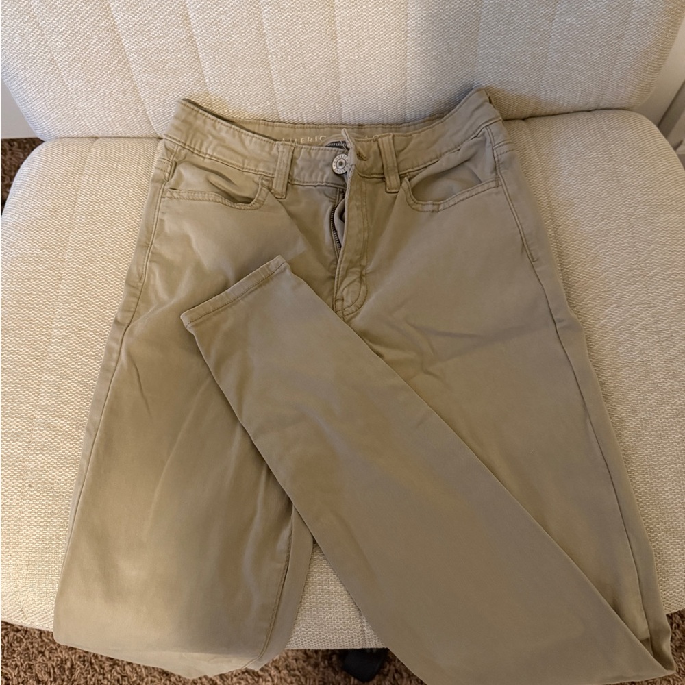 American Eagle Outfitters Women's Tan Skinny Jeans